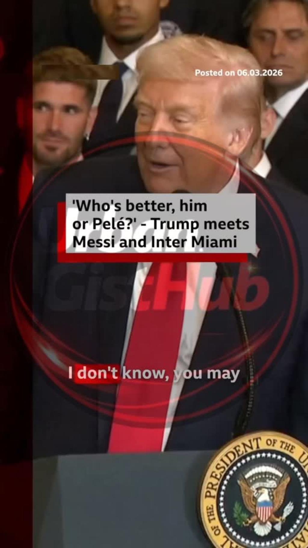 Lionel Messi and Inter Miami Celebrate 2025 MLS Cup Victory with Donald Trump at the White House