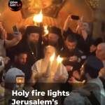 Orthodox Christians celebrated Easter’s Holy Fire