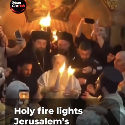Orthodox Christians celebrated Easter’s Holy Fire